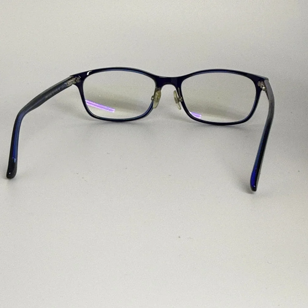 Unbranded Blue Rectangular Eyeglasses Frames 1789-1 c.6022‎ 52-16-130 AM